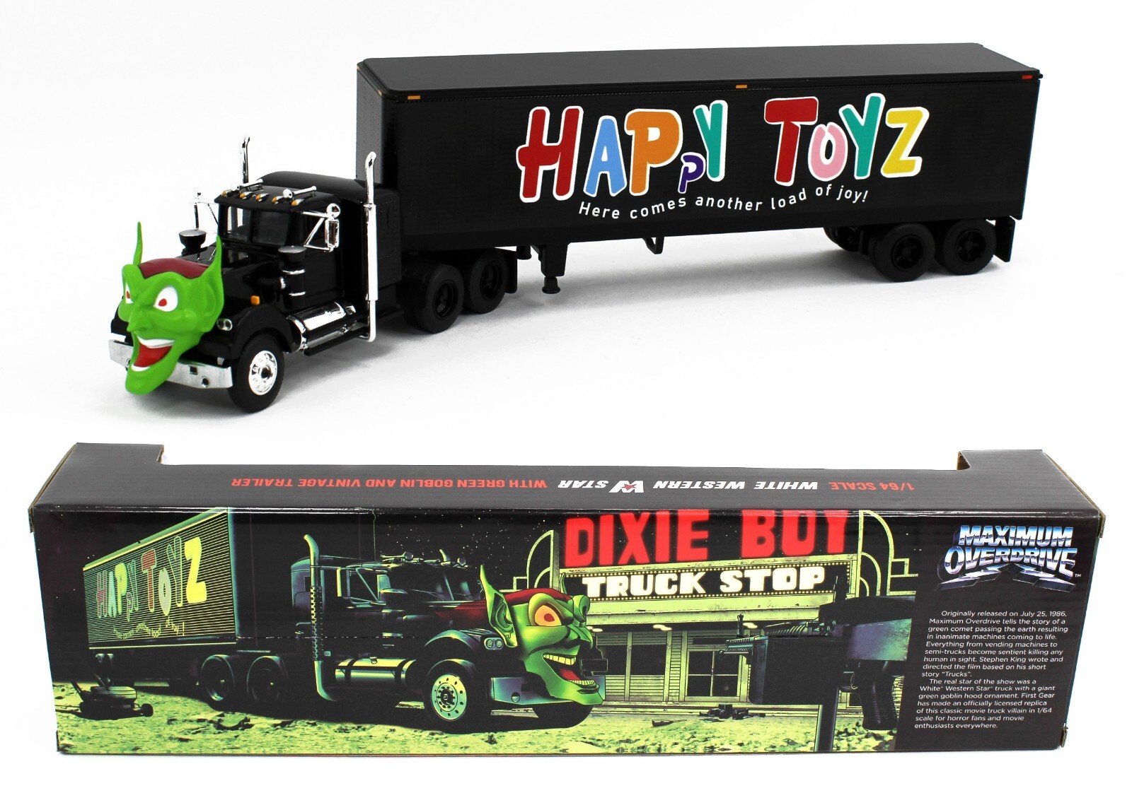 2023 DCP 1:64 *MAXIMUM OVERDRIVE* Happy Toyz Western Star GOBLIN Movie Truck NIB