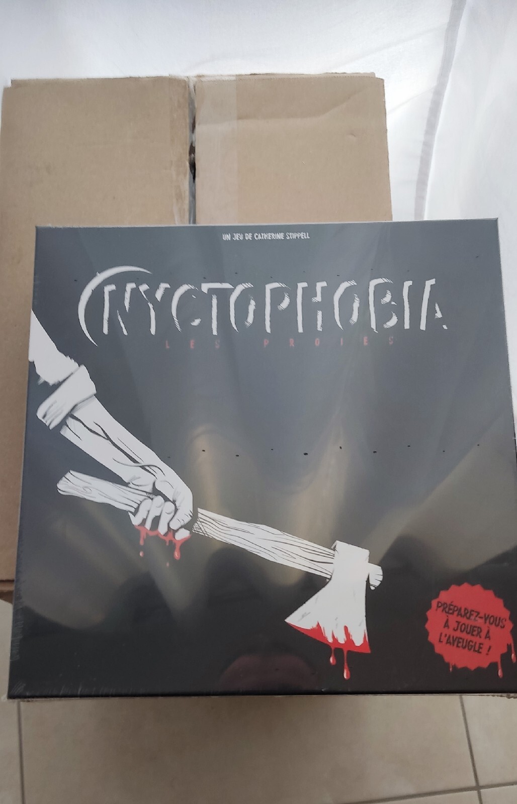 Nyctophobia jeu tactile d'immersion totale avec lunettes opaques