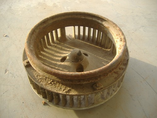 Ventilador de motor estilo Porsche 914 con tapa 1 aleta falta 70 - 76 años VW Bus 411 412