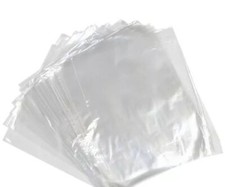 500x Clear Food Grade Plastic Bag Fruit & Vegetable Freezing & Store 15x20" 250g
