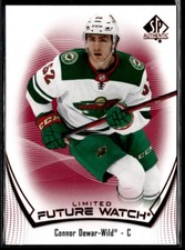 2021-22 Sp Authentic limited red Future watch Connor Dewar Rookie #199 H4R2I
