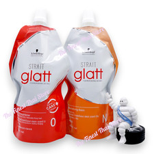 Schwarzkopf Glatt No 0 Set Kit , Hair Straightener Rebonding Straightening Cream