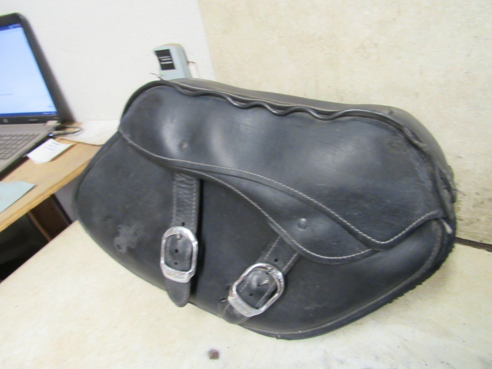 2008 HARLEY DAVIDSON FXDF DYNA FAT BOB SADDLE BAGS SOFT LEATHER OEM *6695 eBay