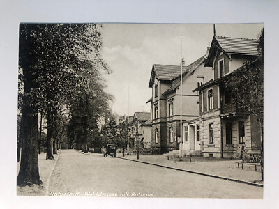 Rahlstedt Waldstrasse mit Rathaus Hamburg Germany Postcard