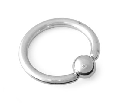 316L Surgical Steel Captive Bead Ring CBR 14g 14 gauge
