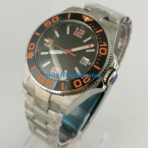 Reloj de pulsera BLIGER 43 mm bisel de cerámica luminosa cristal zafiro fecha automático para hombre - Imagen 7 de 22