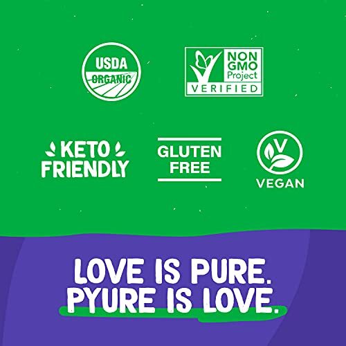 Pyure Organic Stevia Packets Granulated Sugar Packets White Sugar Substitute HOT