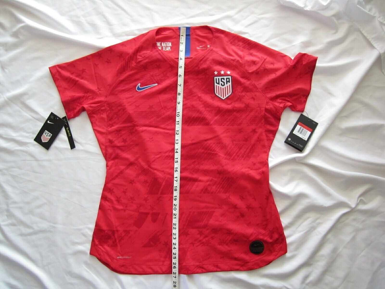 New W/ Tag Women's Nike Vaporknit Slim Fit Team USA Jersey Sz L (Retail $165) thumbnail 4