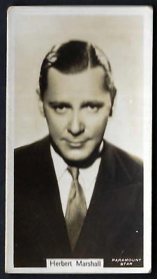 SINCLAIR (J) - FILMSTARS (54 ECHTFOTOS) - #4 HERBERT MARSHALL