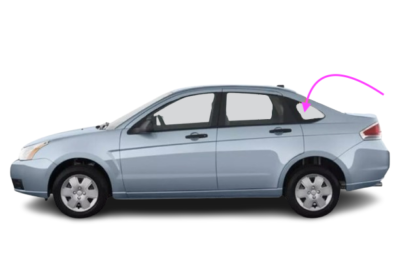 Fits:2008-2011 Ford Focus 4Door Sedan Rear Left Driver Side