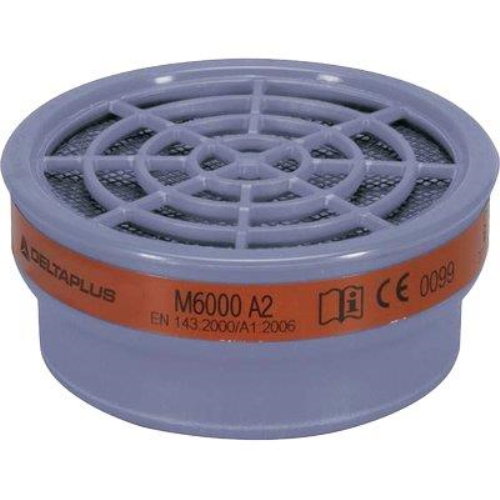 Filtro x respiratore a maschera m6400 deltaplus m6000 a2 cf=pz 2 Deltaplus