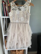 Rare Editions Girls Dress Tween Dance Satin Bridal Flower Girl Party Gown 14