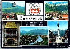 Innsbruck, City of the 1964 Winter Olympics, Tirol, Austria Postcard c1964
