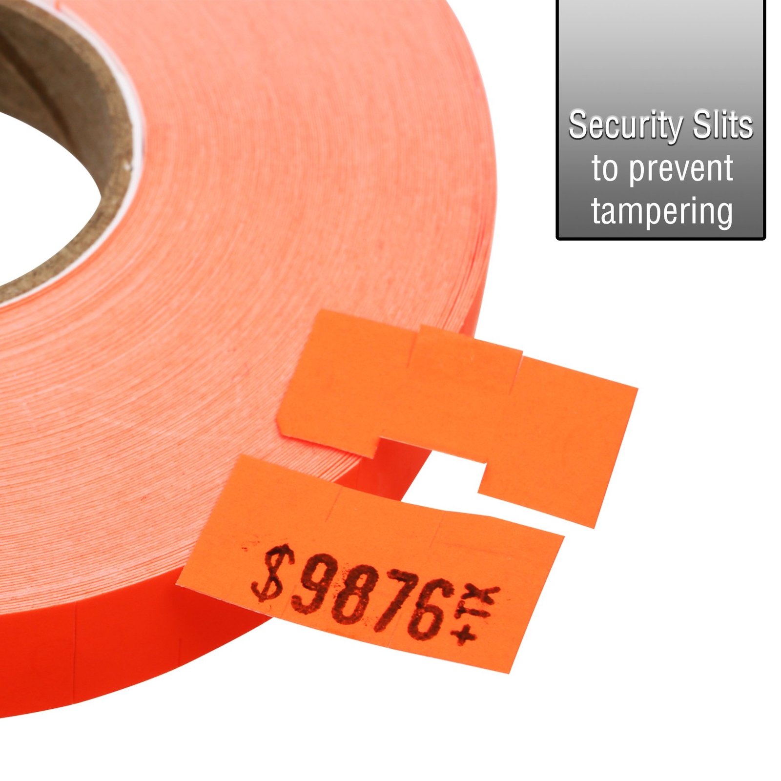 Fluo. Red Pricing Labels for Monarch 1110 Price Gun Sixteen Rolls