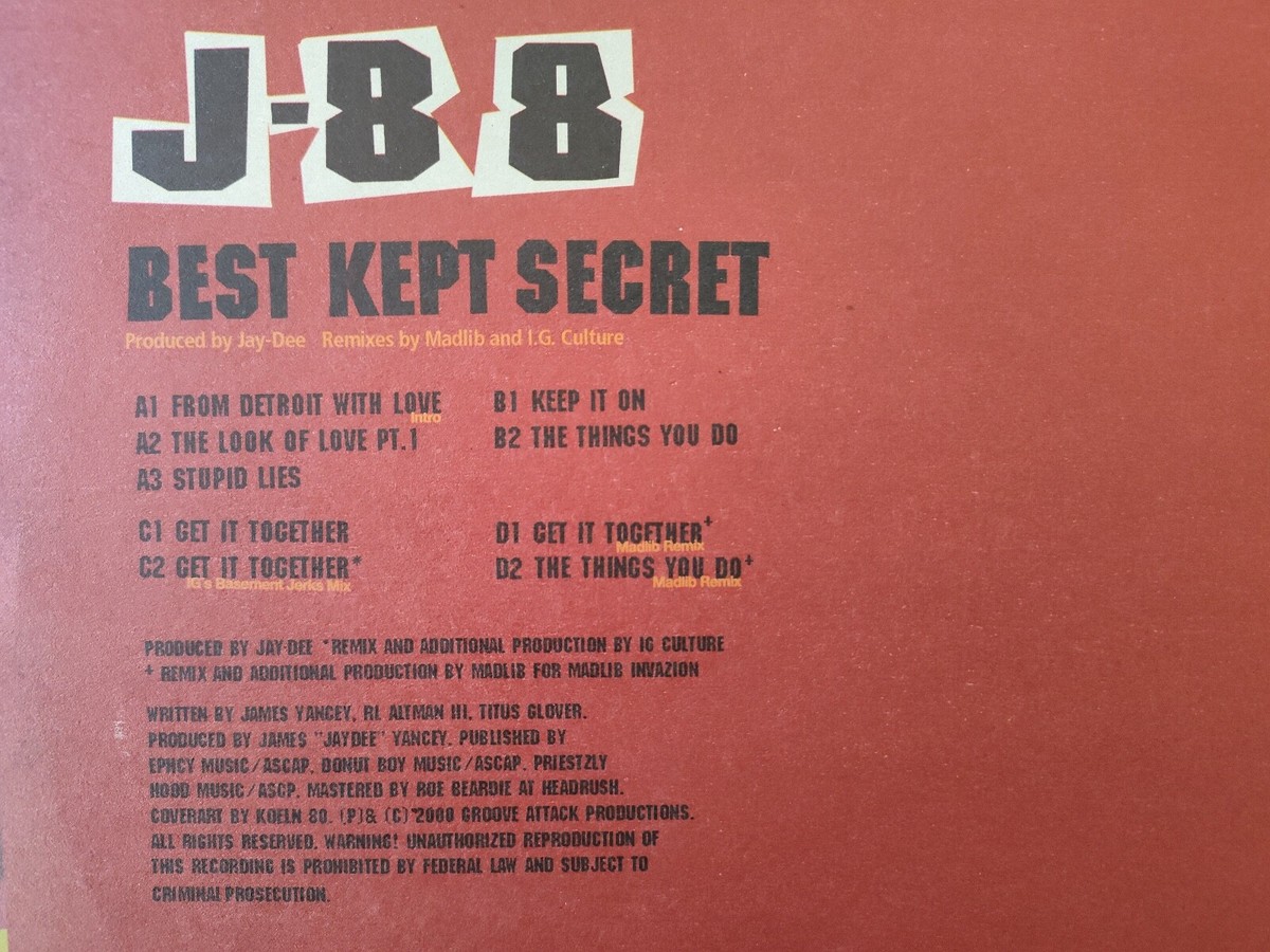 J-88 ‎– Best Kept Secret 2x12