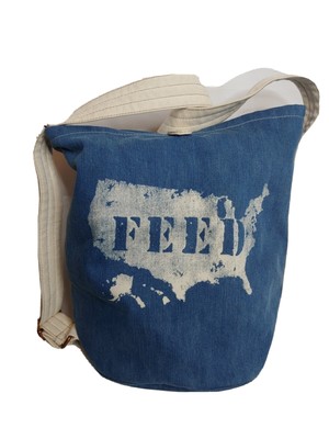 feed purse canvas