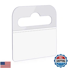 Prudiut 300 Pcs Hang Tabs Slot Hole Hang Tags Self-Adhesive Hanging Tabs Heav