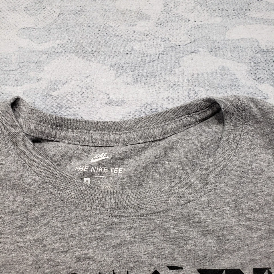 Camiseta Nike Top Mujer Gris Medio Manga Corta The Nike Just Do It Foto 4 de 4