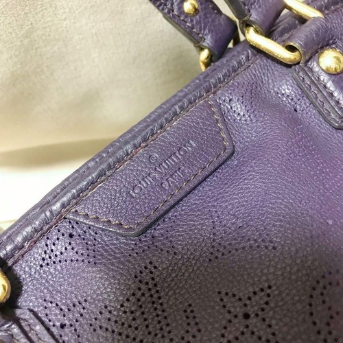 Louis Vuitton Mahina Monogram Stella PM Oursin Purple Tote Shoulder Bag M93983 A - Picture 4 of 12