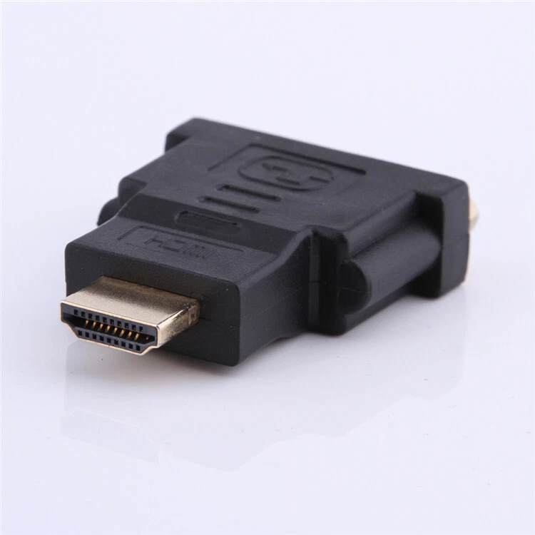 Black DVI-I Dual Link Female (24 1 Pin)  to HDMI Standard Male Adapter for HDTV - Image 2 of 4