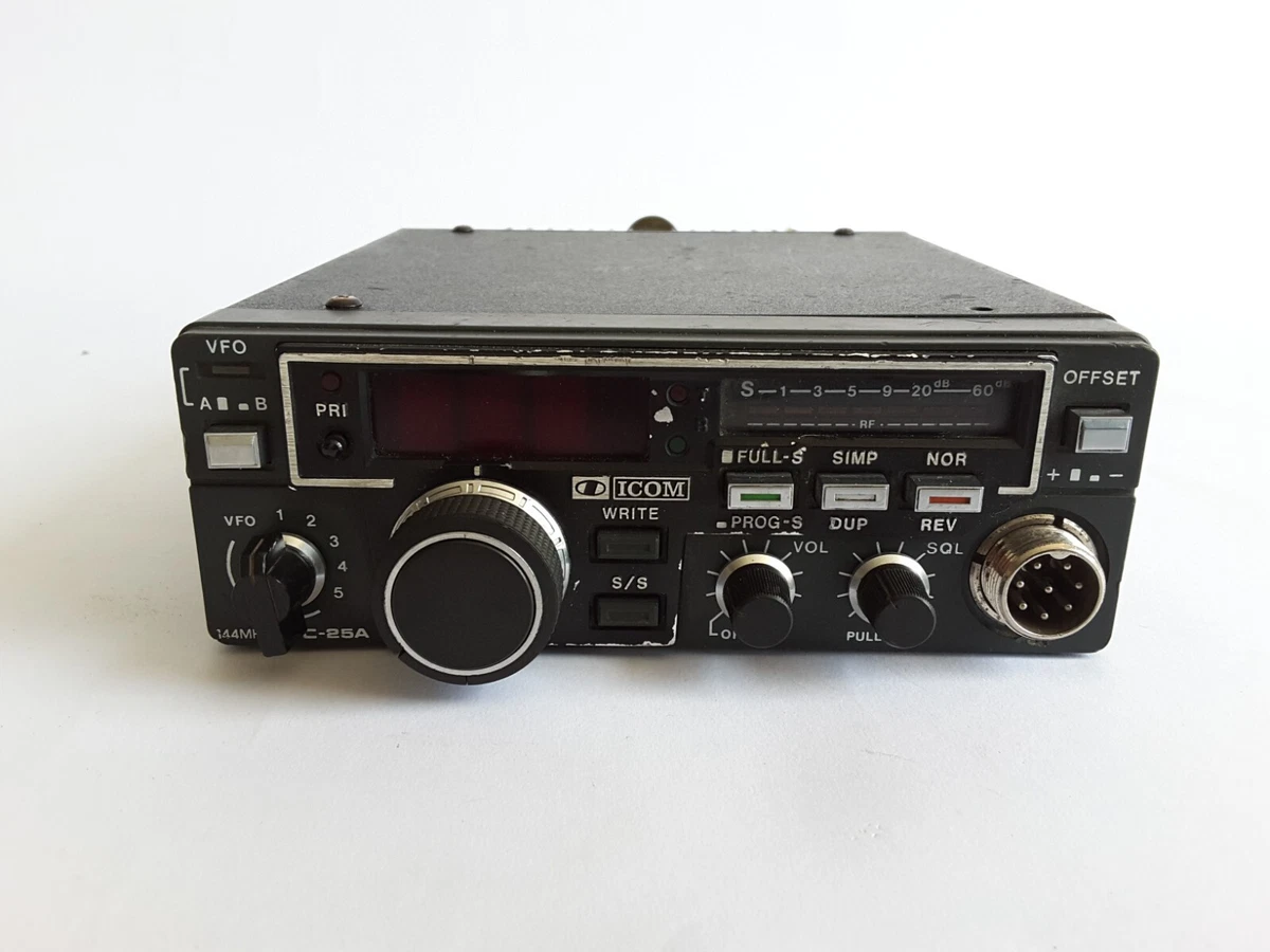 ICOM ic 25a vhf 2 METER transceiver 144mhz FM