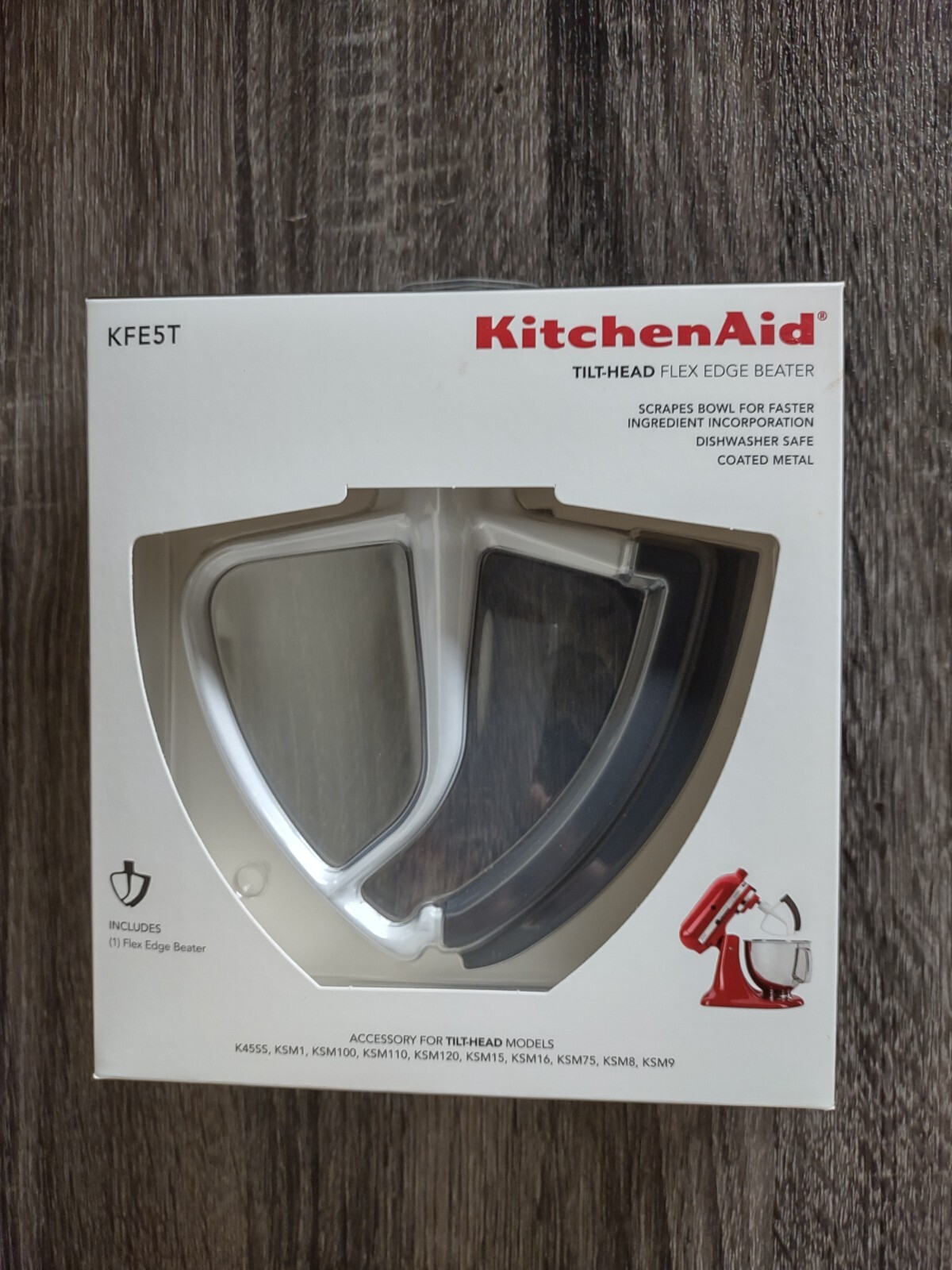 KitchenAid KFE5T TiltHead Flex Edge Beater 885902410146 eBay