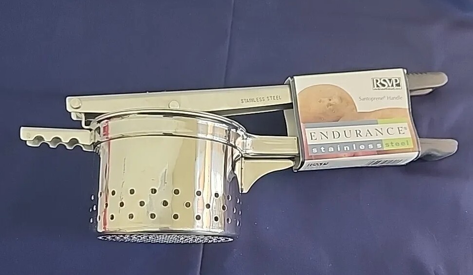 RSVP Endurance Jumbo Potato Ricer 188 Stainless Steel NEW. Commercial