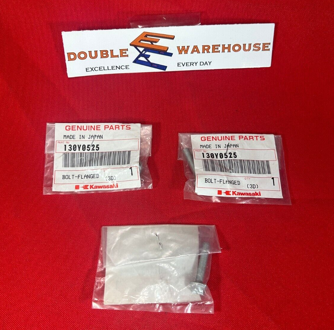 NOS OEM Kawasaki 130Y0525 Bolt, Flanged ONE PER ORDER | eBay