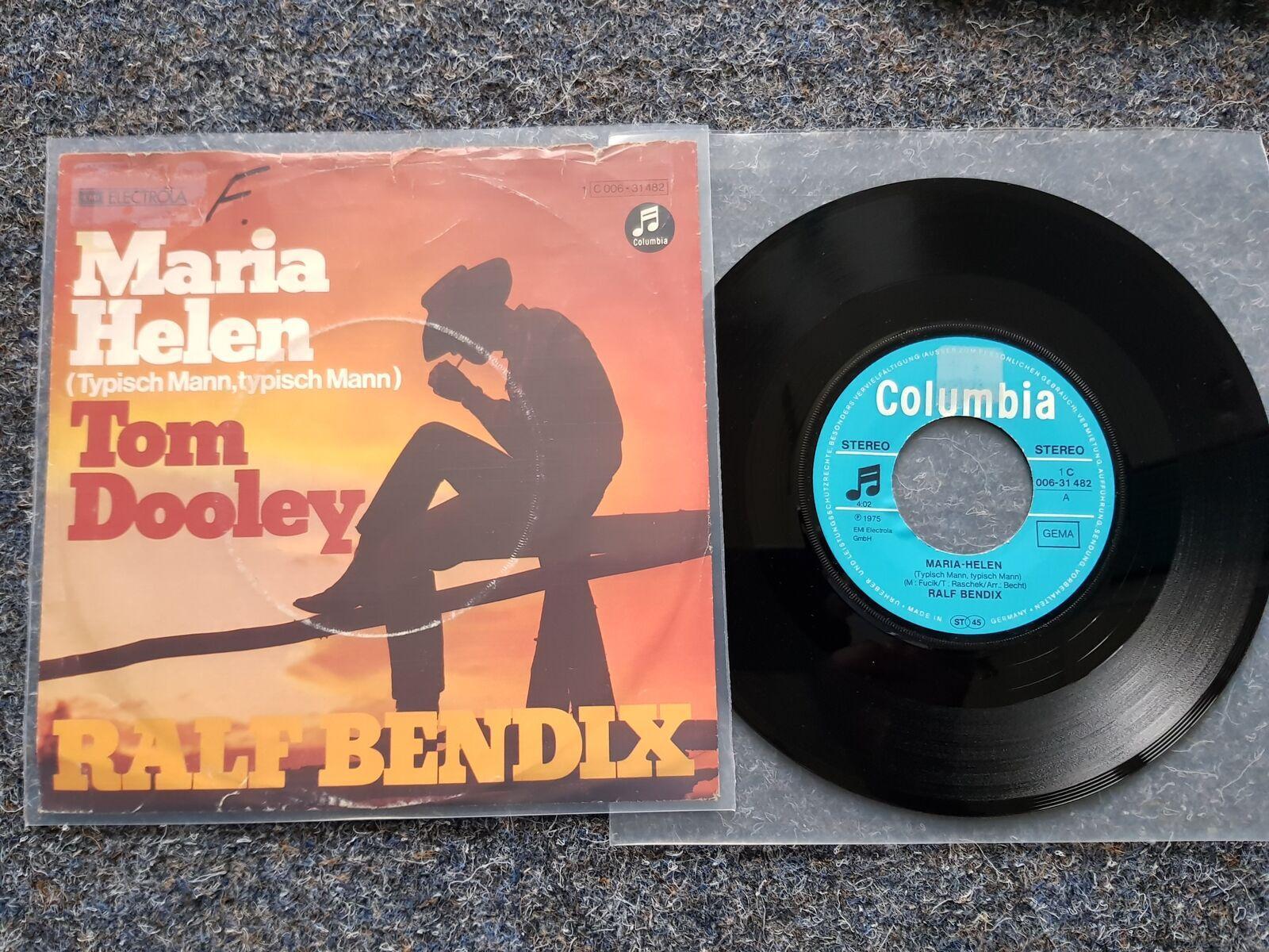7"" Single Vinyl Ralf Bendix - Maria Helen/ Tom Dooley