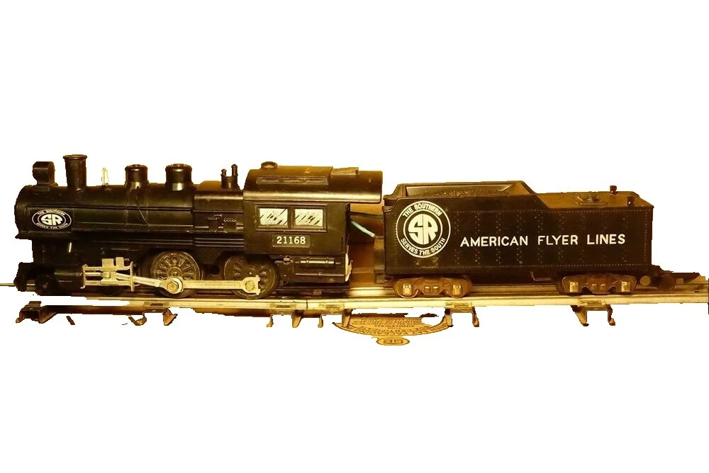 American Flyer 黄铜黑色模型火车