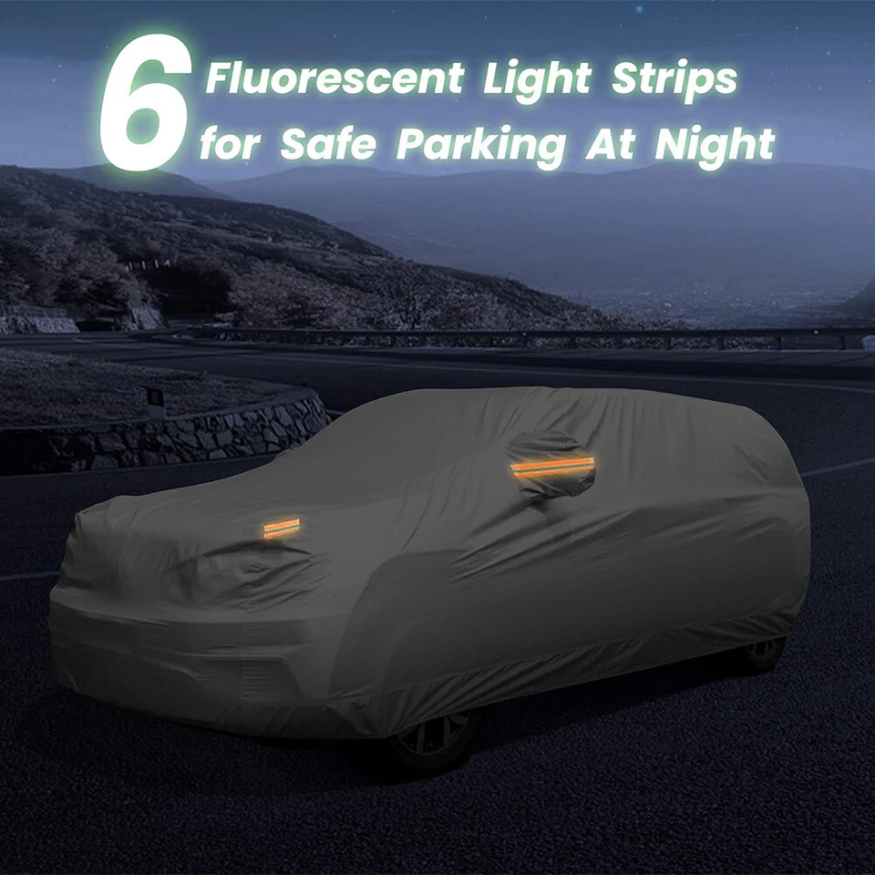 Cubierta de coche SUV de alta resistencia impermeable lluvia polvo UV para Mercedes-Benz ML GLB GLC Foto 4 de 4