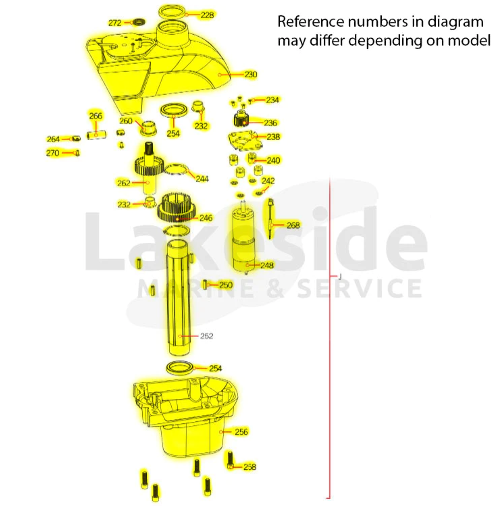 2771896 Minn Kota Ultrex Steering Housing Assembly & Rope Guide Kit | eBay
