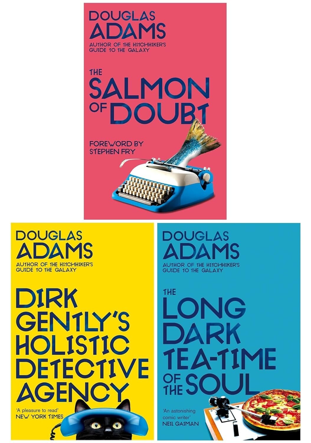 Dirk Gently Series 3 Books Collection Set by Douglas Adams Salmon of Doubt
