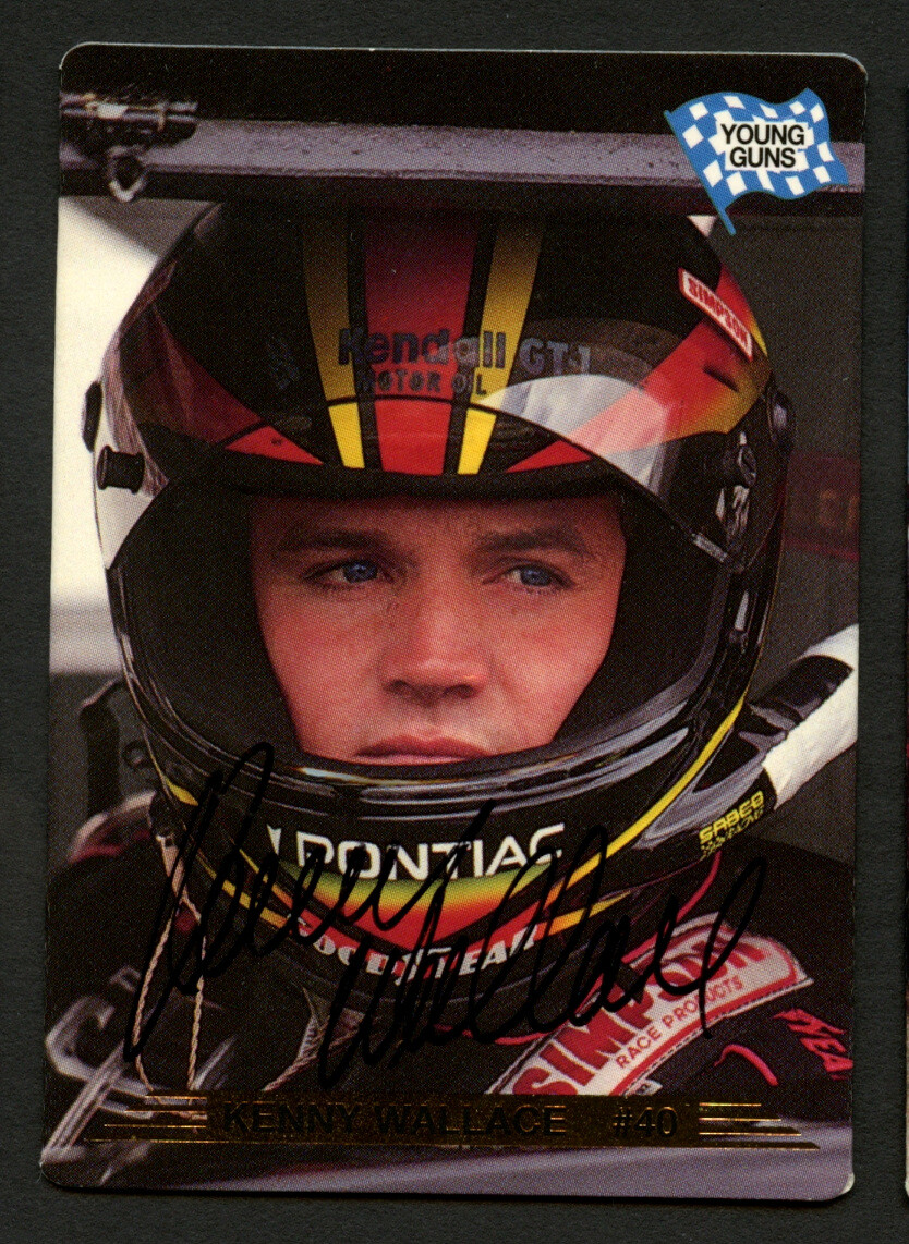Kenny Wallace #154 signed autograph auto 1993 Action Packed NASCAR Trading Card