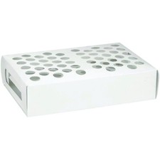 Test Tube Rack, Cardboard, 16mm, 50 Holes, White, Karter Sci 116A4 (Pack 50)