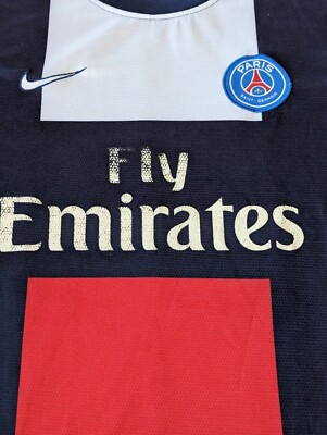 NIKE まとめ売10枚/バラ売り可/マンチェスターU　ローマ　インテル　PSG 2013-14 NIKE Home Kit PSG Paris Saint-Germain Jersey #10