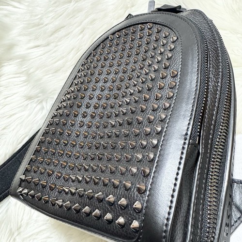 Borsa Christian Louboutin in pelle originale ottime condizioni tracolla nera - Foto 15 di 20