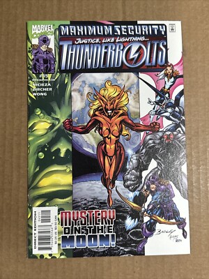 THUNDERBOLTS #45 FIRST PRINT MARVEL COMICS (2000) MAXIMUM SECURITY