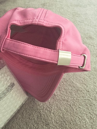 STAND STUDIO WOMEN Baseball Cap Designer Faux Leather Hat in Pink BNWT RRP £90 - Picture 13 of 15