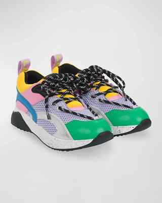 Stella McCartney NIB Kids GIRL TRAINERS (Orig. $250) w/tax (Size: 32EU (1US Kid)