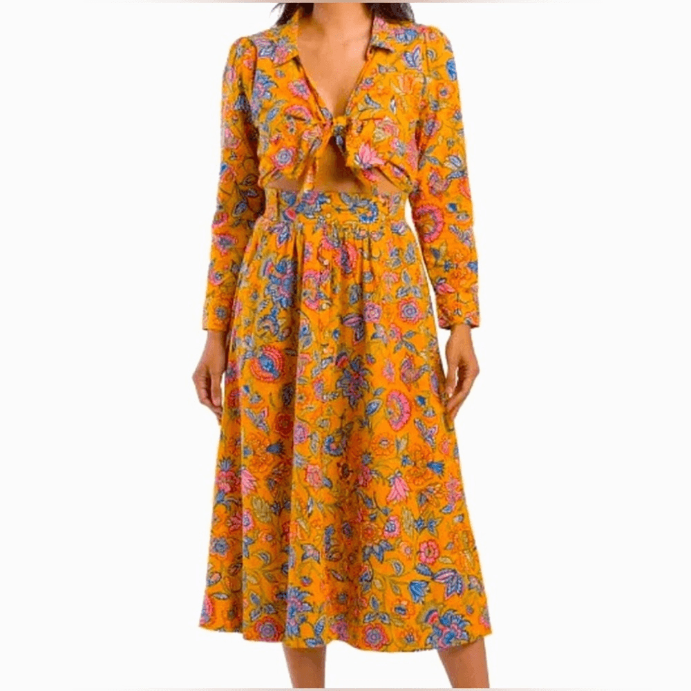 strapless open back dress Vintage 1970s Open Back Sundress