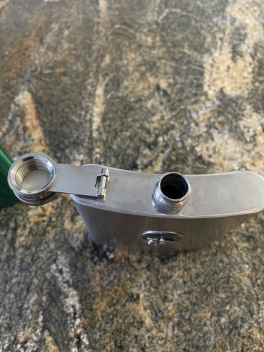 2 Liquor Pocket Hip Flasks Stainless Steel Alcohol Alaska And Medical Hospital - Picture 3 of 3