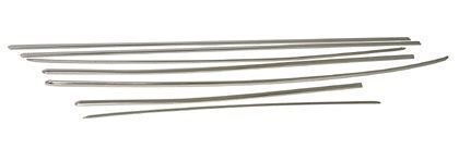 Chrome Trim Kit Beetle 1200cc to 1300cc August 1962 to July 1966 Seven Pieces