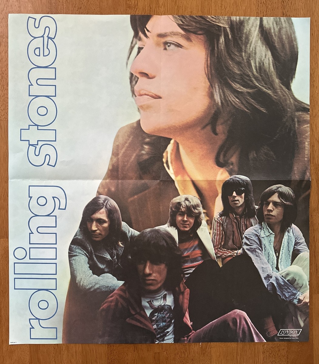 The Rolling Stones ~ Let It Bleed Original 1969 Album Poster (Near