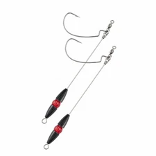 Matzuo America MTZ-TR2PK Honshu Rig 1/4oz 4/0 Black Nickel, 2 Pack