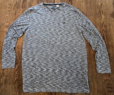 VINCENT D'AM'ERIQUE Essentiel of Montreal Mens XL L/S White/Grey Designer Shirt