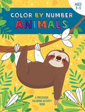 Color By Number Animals for Kids: Over 80 Cute Coloring Designs with Thick,...
