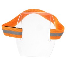 Horizontal PVC Arm Badge Holder Armband Card Storage Holder Clear Arm Badge