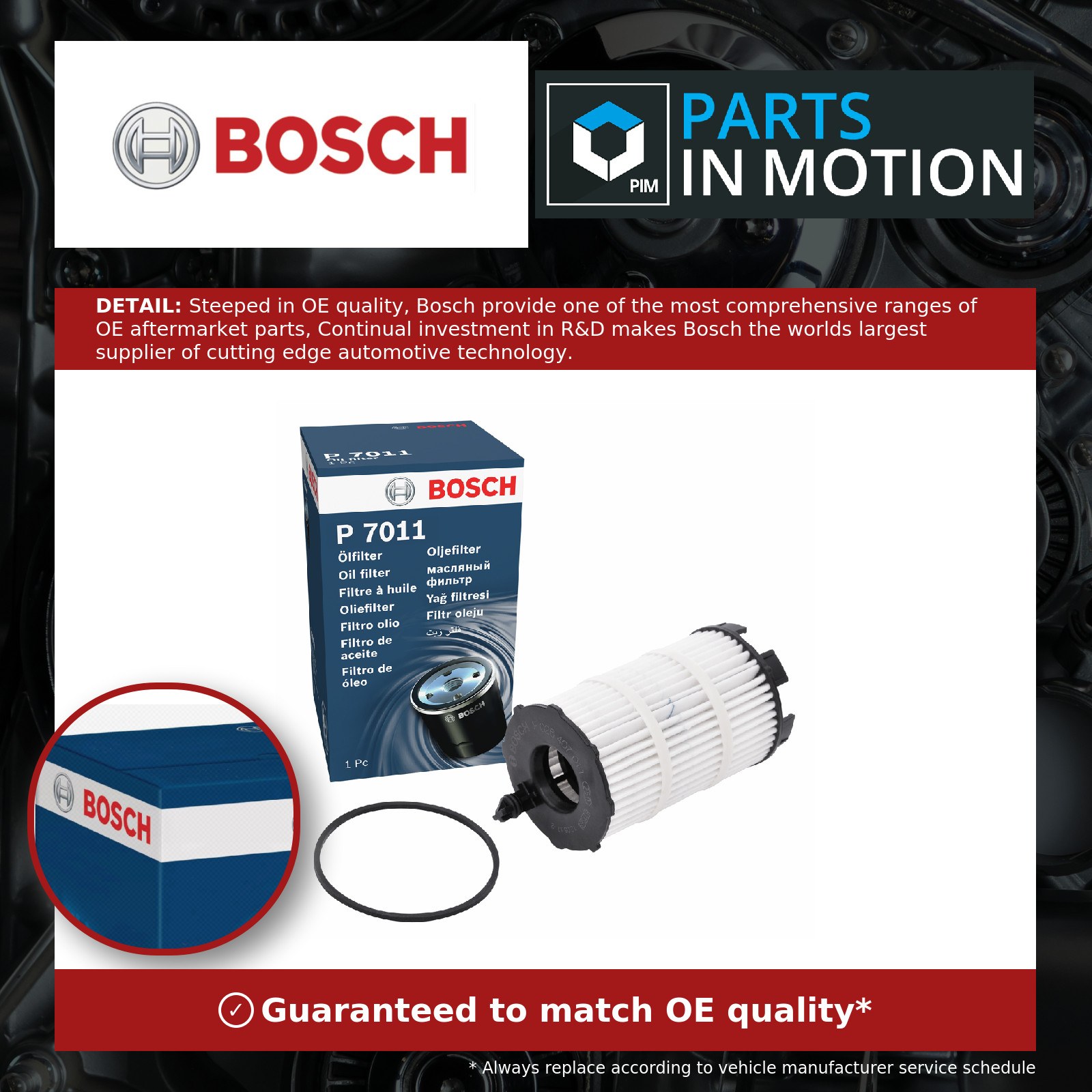 Fits BOSCH F 026 407 011 Oil Filter - Image 35