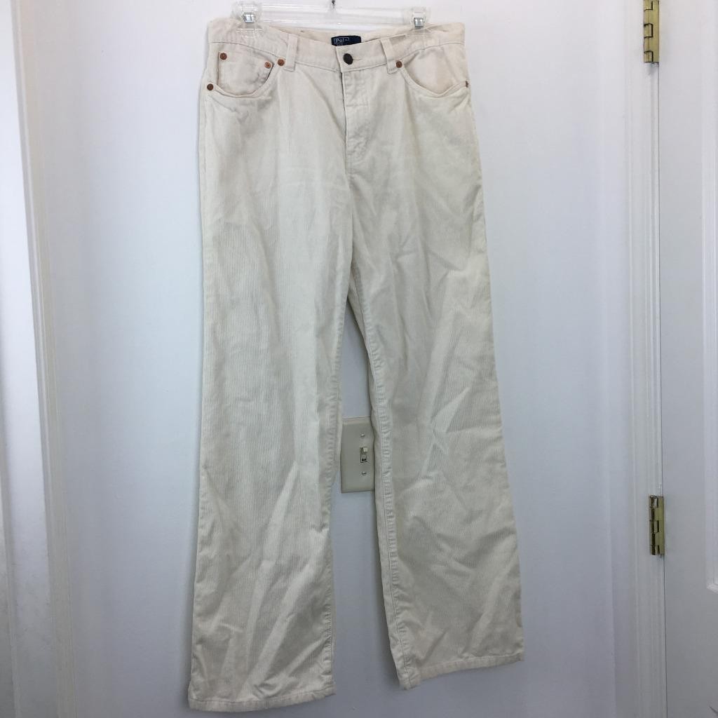 Polo Ralph Lauren Boys Corduroy Pants  Size 20 Cream  NWOT